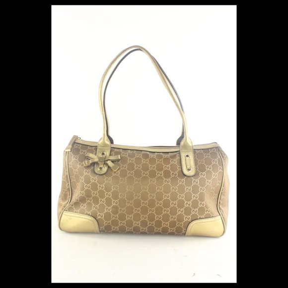 Gucci Rare Metallic Bronze Gold Shoulder Bag 3GK1012K - Picture 12 of 12